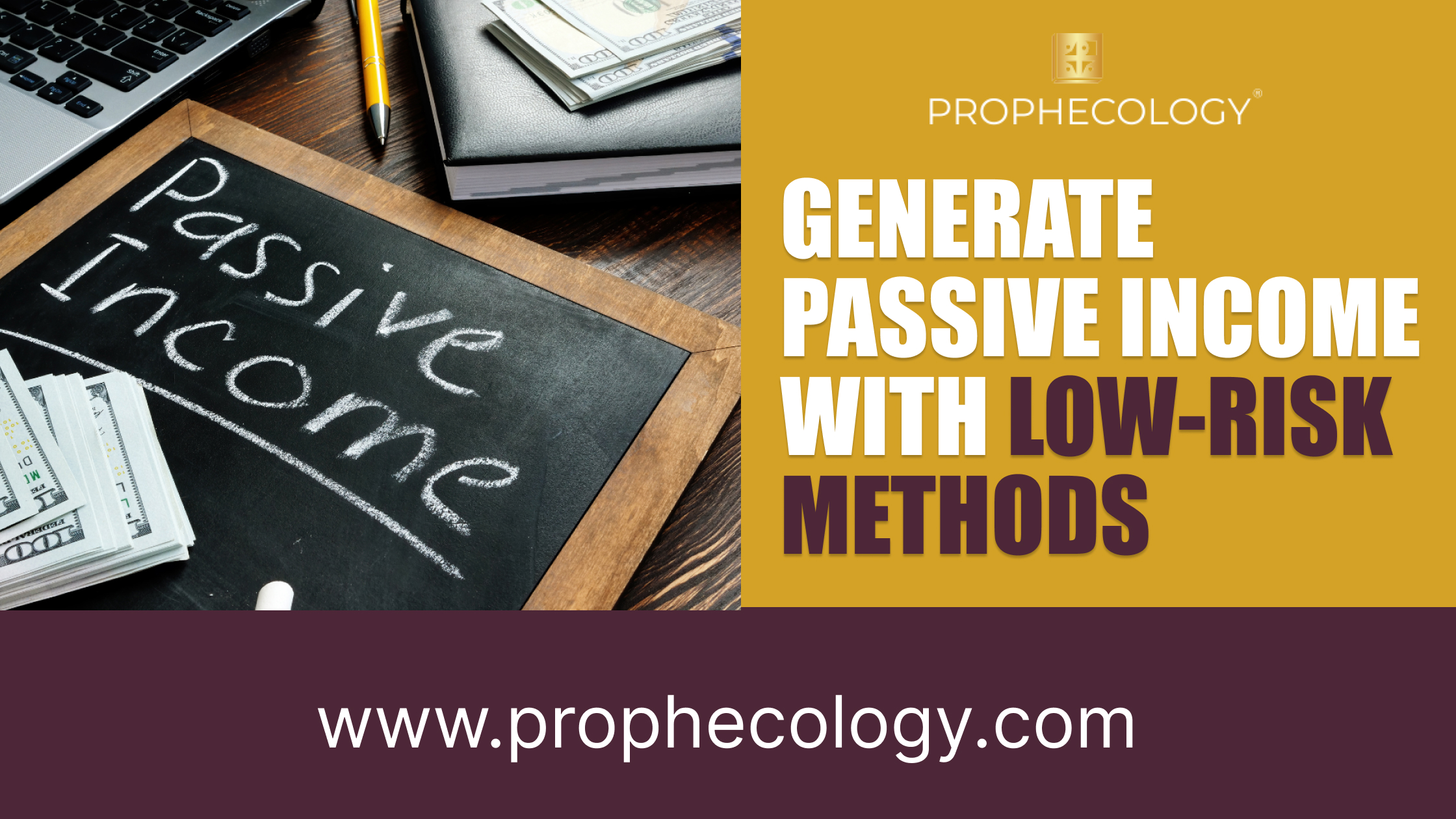 Passive income, generate passive income, low-risk methods of generating passive income